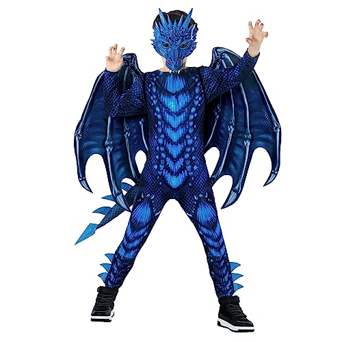 Morph Blue Dragon Costume Kids Dragon Costumes For Boys Halloween Costumes For Boys Kids Dragon Costume Dragon Costume Kids