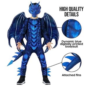 Morph Blue Dragon Costume Kids Dragon Costumes For Boys Halloween Costumes For Boys Kids Dragon Costume Dragon Costume Kids