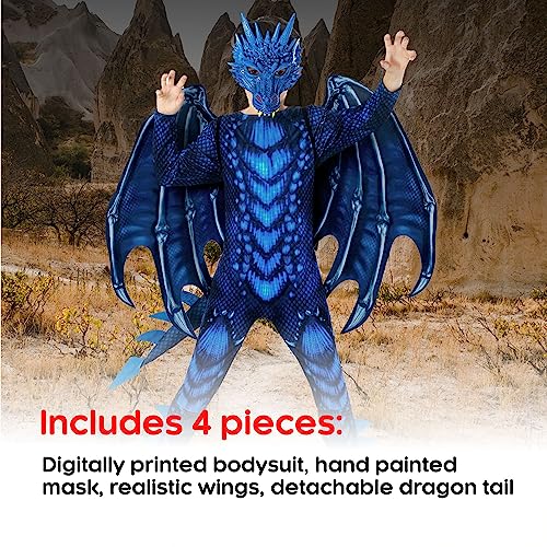 Morph Blue Dragon Costume Kids Dragon Costumes For Boys Halloween Costumes For Boys Kids Dragon Costume Dragon Costume Kids