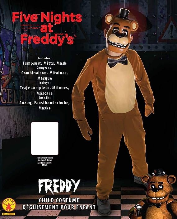 Rubie's Five Nights Child's Value-Priced at Freddy's Freddy Costume, Medium, Brown