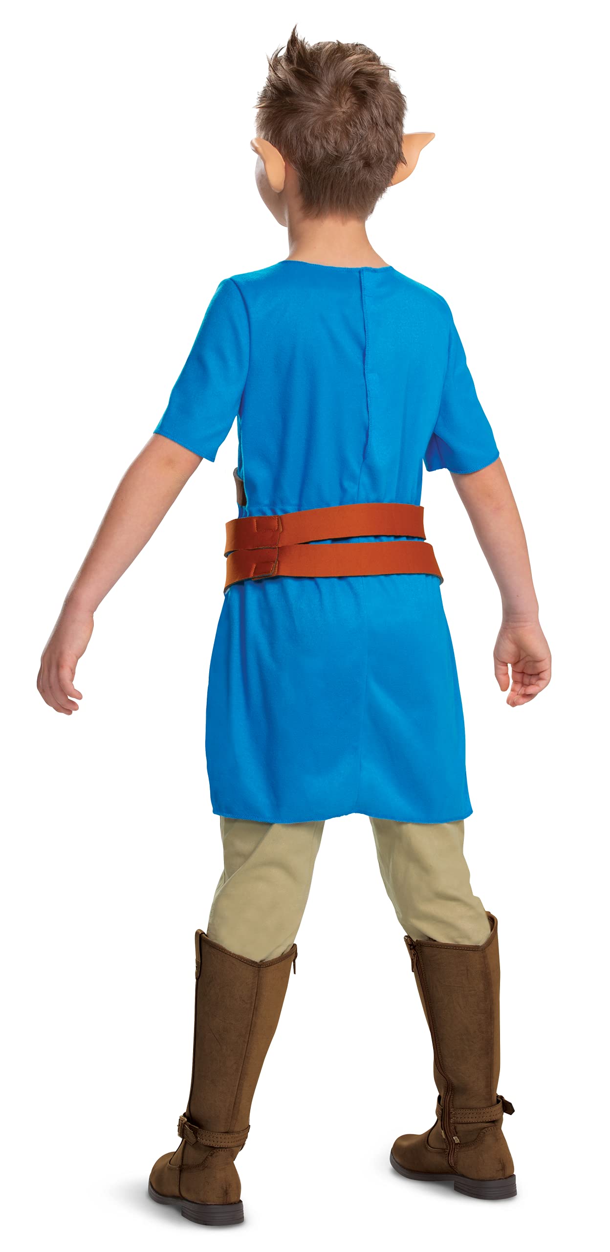 Link Costume for Kids, Official Zelda Breath of The Wild Costume, Classic Child Size Medium (7-8) Multicolored