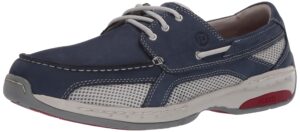 dunham mens captain boat shoe, navy nbk, 9.5 x-wide us