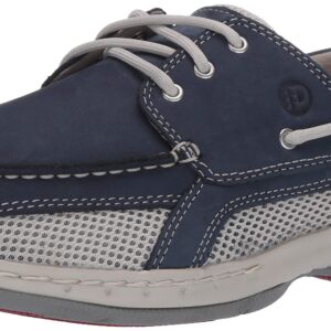 Dunham mens Captain Boat Shoe, Navy Nbk, 9.5 X-Wide US