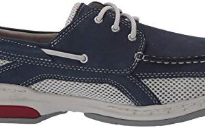 Dunham mens Captain Boat Shoe, Navy Nbk, 9.5 X-Wide US