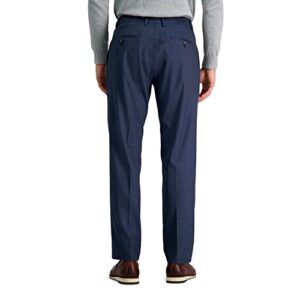 J.M. Haggar Men's Premium Stretch Tailored Fit Subtle Pattern Suit Separates Jackets, Blue Heather-Pant, 40W x 30L