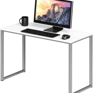 SHW Home Office 32-Inch Computer Desk, White