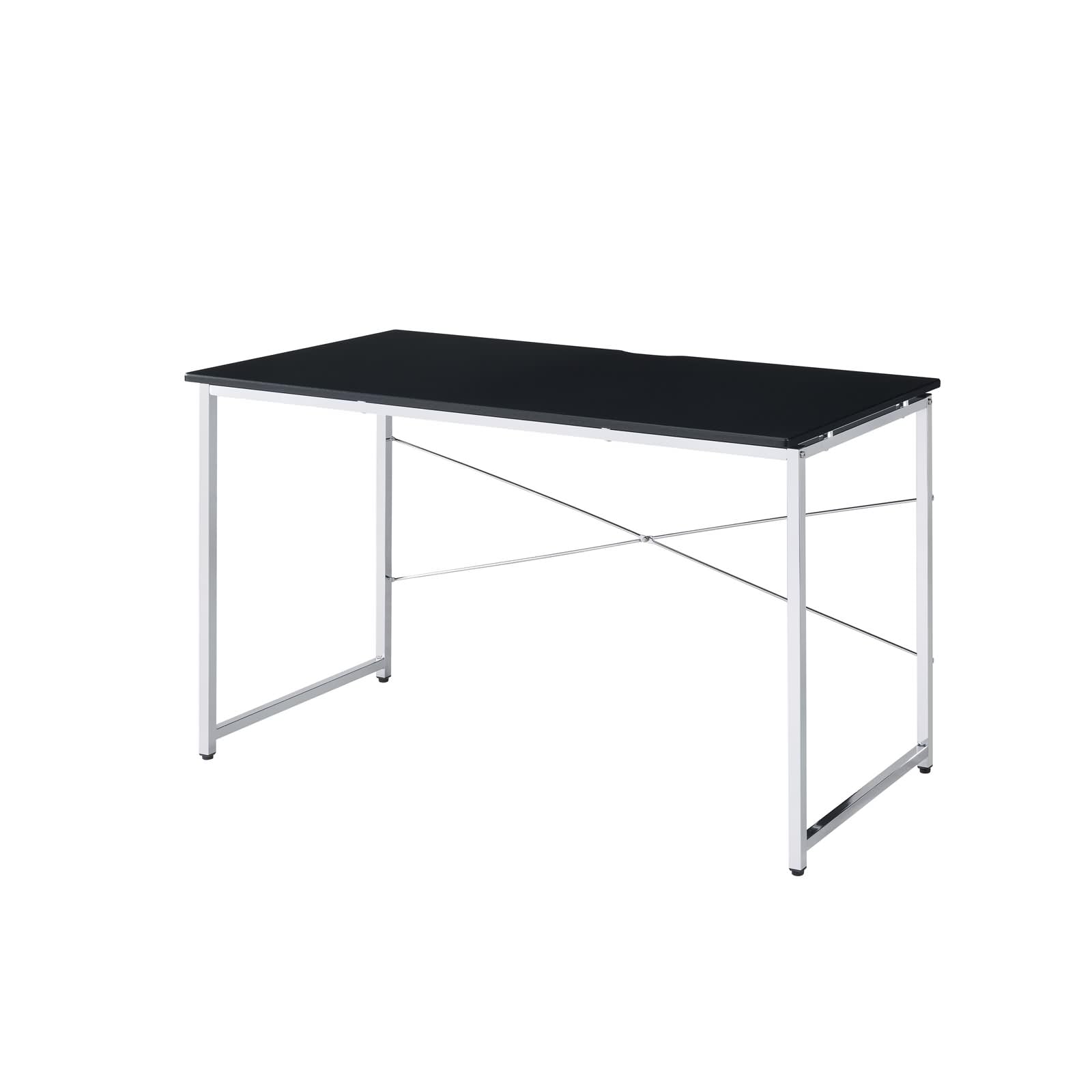 Daesar Writing Computer Desk, Black Finish Wood