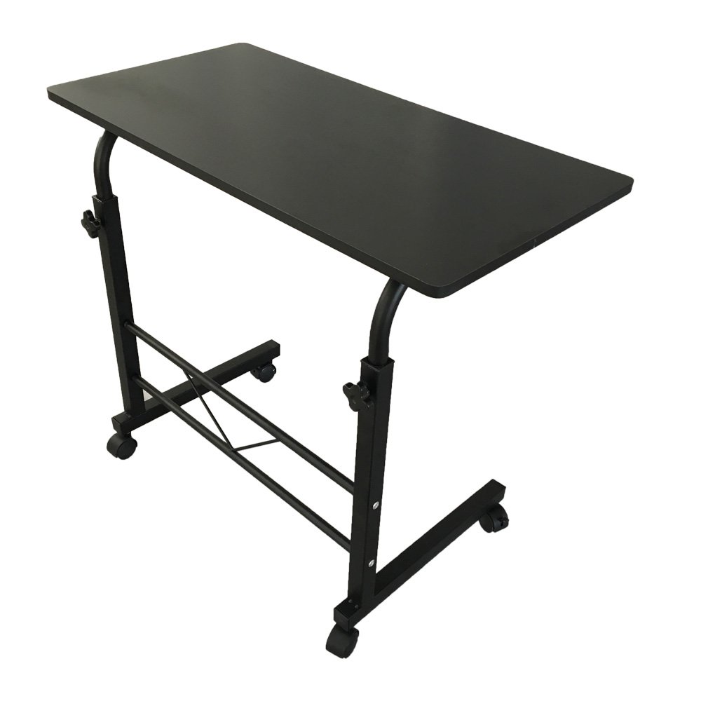 TOOMCYD Small Computer Desk, Modern Simple Style Removable Adjustable Home Office Desk, Student Study Writing Desk Black