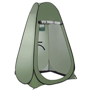 Petgin Pop Up Changing Room Privacy Tent – Instant Portable Outdoor Shower Tent, Camp Toilet, Rain Shelter for Camping & Beach with Carry Bag-Army Green