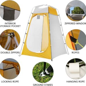 Lixada Outdoor 6FT Quick Set Up Privacy Tent Pop-up Tent, Toilet, Camp Shower, Portable Changing Room for Camping Shower Biking Toilet Beach