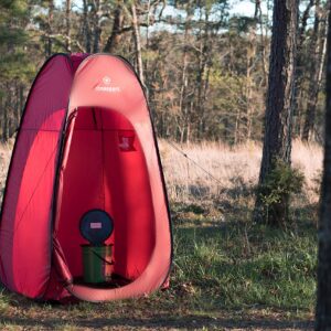 Stansport Pop-Up Privacy Shelter - Red (738-60)