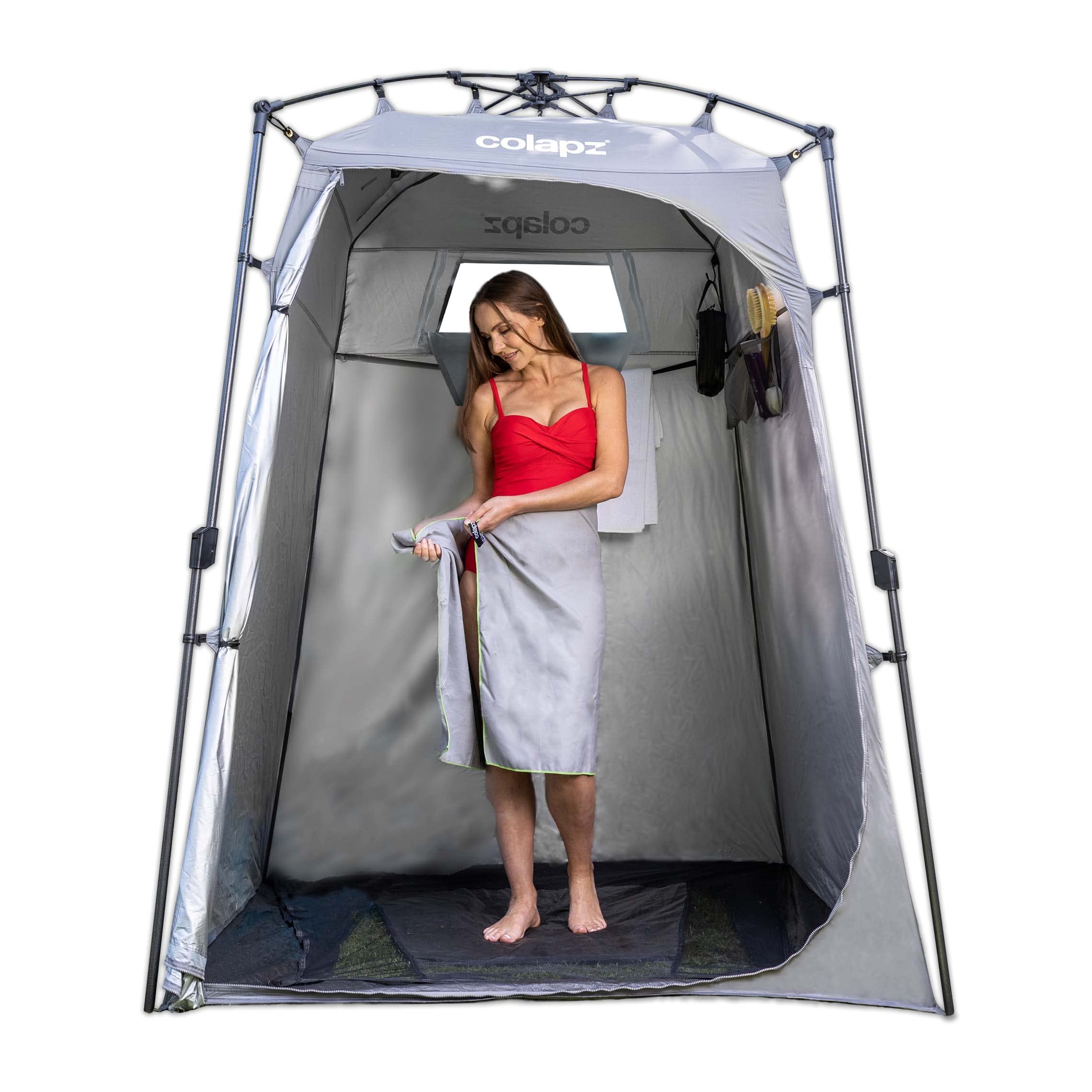 Colapz Camping Shower Tent and Pop Up Toilet Tent - Additional Camping Storage Tall Tent - Privacy Beach Tents Shelters Pop Up - Portable Outdoor Changing Room