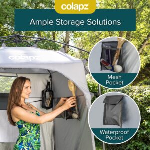 Colapz Camping Shower Tent and Pop Up Toilet Tent - Additional Camping Storage Tall Tent - Privacy Beach Tents Shelters Pop Up - Portable Outdoor Changing Room