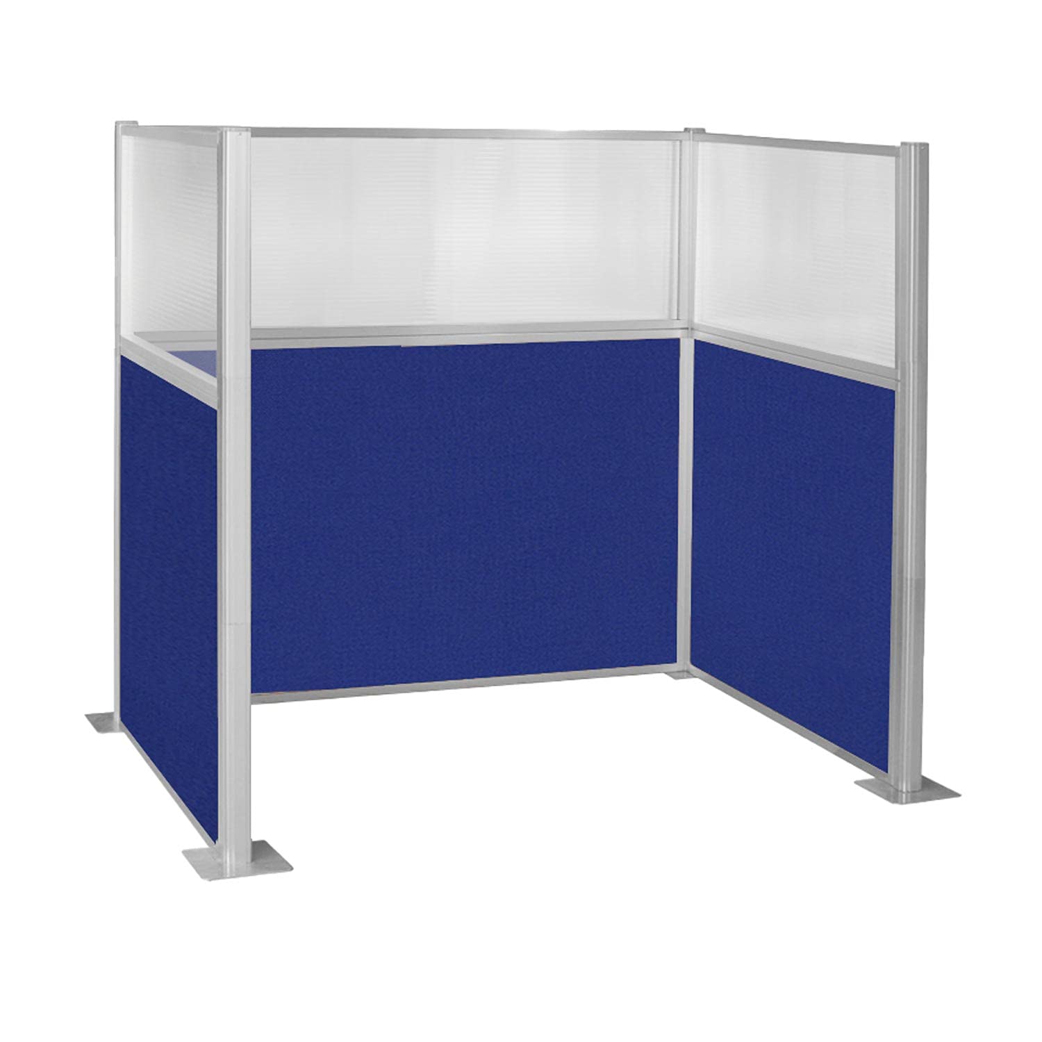 Versare Hush Panel Cubicle Kit | Workstation Partition Walls | Sound Dampening Cubicle Walls | Partitions for Desks