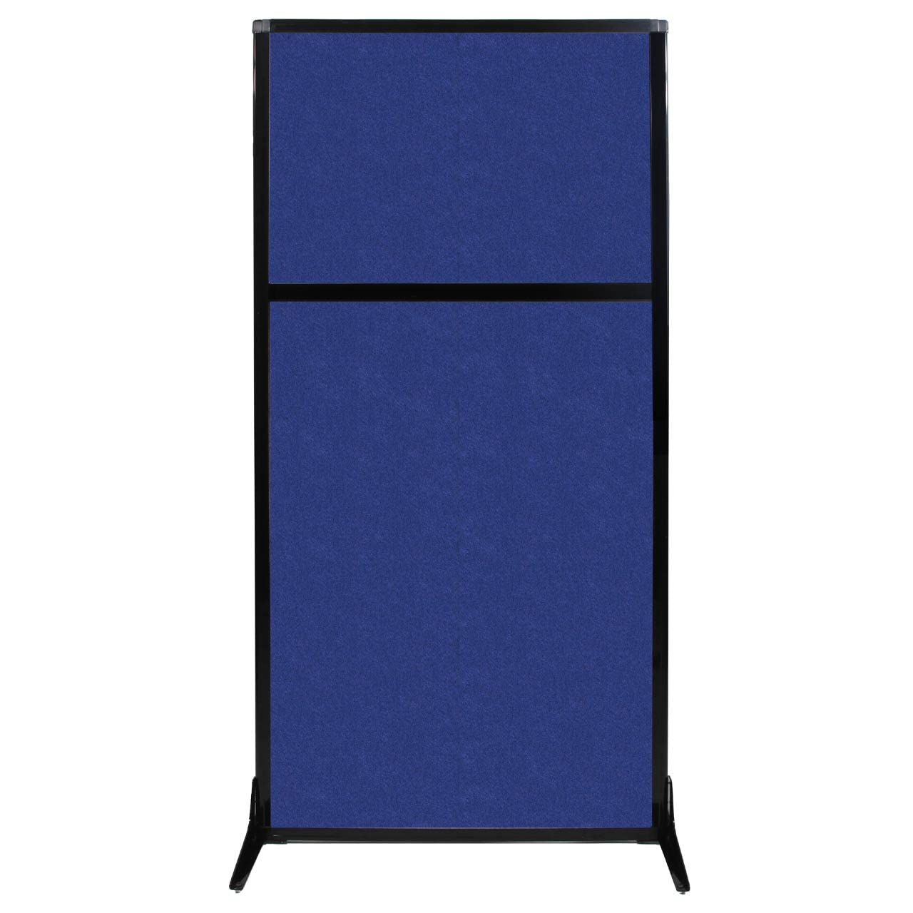 Versare Office Workstation Screen | Portable Wall Divider | Modern Cubicle | Freestanding Privacy Screen | Flexible Work Space | 1 Panel | 33" Wide x 70" Tall Blue SoundSorb Panels