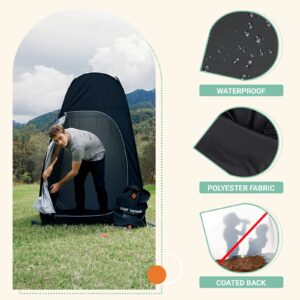 KingCamp Oversize Outdoor Shower Tents for Camping Dressing Room Portable Shelter Changing Room Shower Privacy Shelter Single/Double Shower Tent