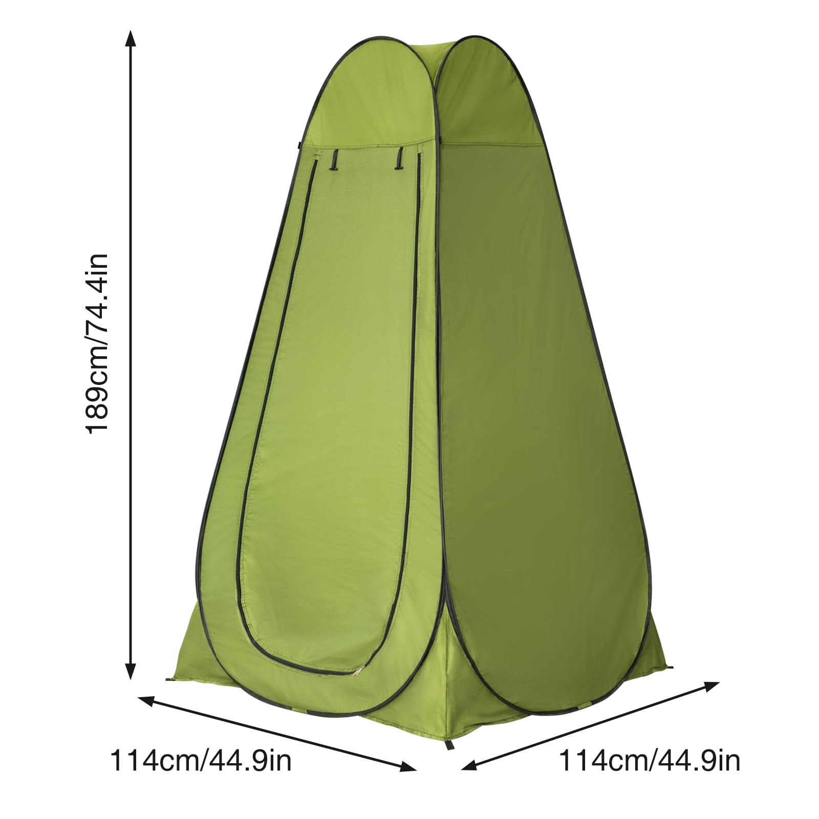 JEAWIWI Camping Shower Tent, Outdoor Changing Tent, Pop up Privacy Tent, Toilet Tent with Portable Bag for Camping, Beach, Hiking, Travelling