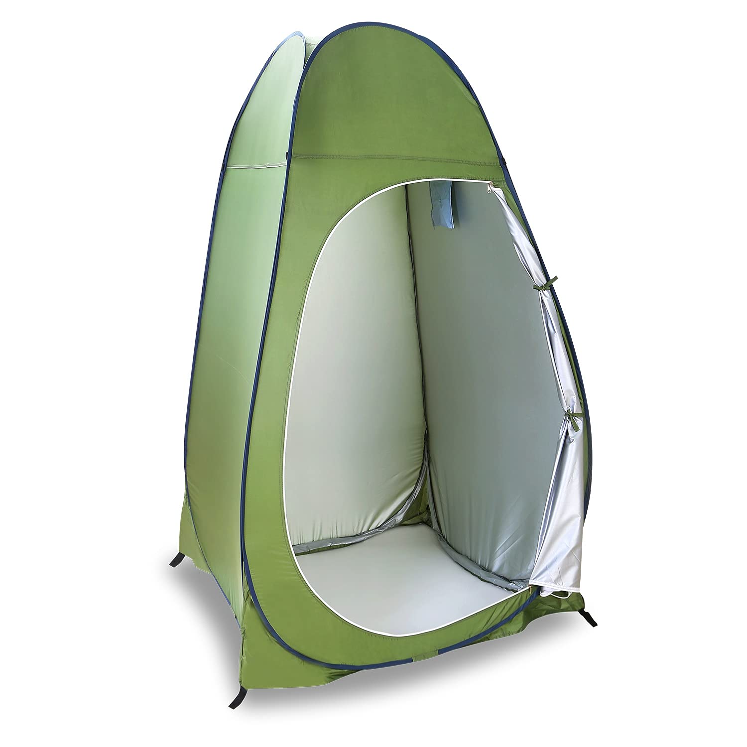 iMounTEK Portable Foldable Outdoor Pop Up Toilet Tent Changing Clothes Room Shower Tent Camping Shelter Privacy Tent w/Carry Bag