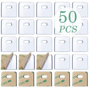 25 Sets (50 Pieces) of Clear Vertical Blind Repair Tabs/Vertical Blind Tabs/Blind Fixer Tabs for Vertical Blinds Replacement Slats