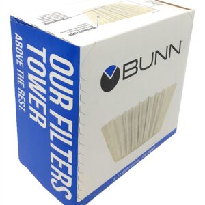 Bunn BCF100 BCF100-B 100-Count Basket Filter (Pack Of 4),White, 4