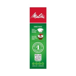 Melitta #4 Cone Coffee Filters, White, 100 Count (Pack of 6) 600 Total Filters Count - Packaging May Vary