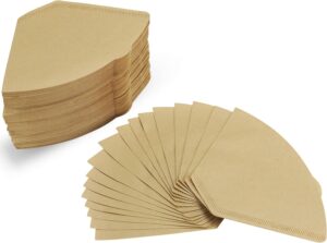 peaceleaf cone coffee filters (natural unbleached, 300)