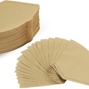 peaceleaf Cone Coffee Filters (Natural Unbleached, 300)