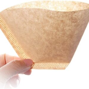 Coffee Filters #4,Unbleached Cone Coffee Filter 8-12 Cup,100 Count Disposable for Pour Over and Drip Coffee Maker