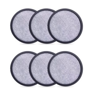 6-pack replacement charcoal water filter discs for mr. coffee brewers coffee machines