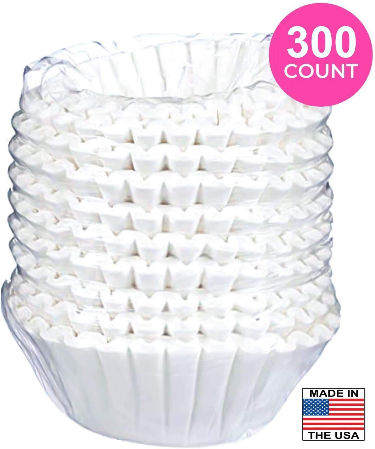 Coffee Filters, 8/12-Cup Size, 300/Pack (Authorization Seller)