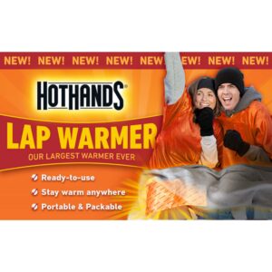 HotHands Lap Warmer, Largest Warmer 16" X 10" - Up to 8 Hours of Long Lasting Heat - 1 Lap Warmer,Tan