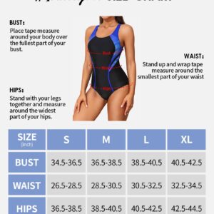 beautyin Womens One Piece Swimsuits Competition Training One Piece Bathing Suit Lap Swimming Suit