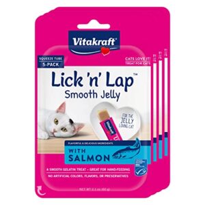 vitakraft lick 'n' lap creamy cat treat – great for bonding – low calorie interactive wet cat treat​