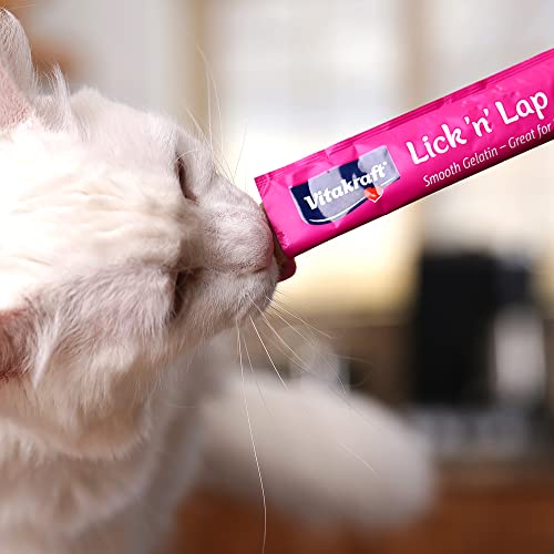 Vitakraft Lick 'n' Lap Creamy Cat Treat – Great for Bonding – Low Calorie Interactive Wet Cat Treat​