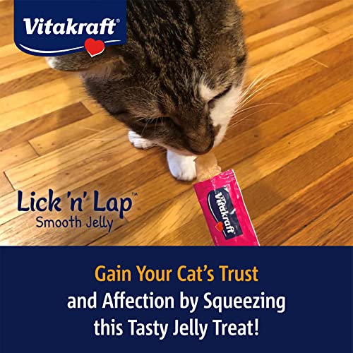 Vitakraft Lick 'n' Lap Creamy Cat Treat – Great for Bonding – Low Calorie Interactive Wet Cat Treat​