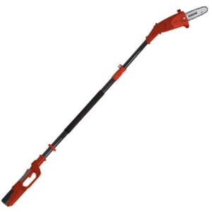 Sun Joe iON8PS2-LT-RED 40V Amp Cordless Multi-Angle Pole Chain Saw, 8", Kit (w/2.5-Ah Battery + Quick Charger)