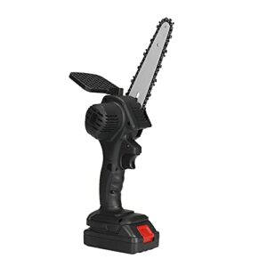 Mini cordless chainsaw, 2 pound ultra-light upgrade version, 6-inch one-hand portable electric chain saw, Equipped with 24V 2.0Ah battery and charger for wood cutting and tree trimming