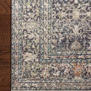 LOLOI Jean Stoffer Bradbury Collection BRU-01 Midnight / Multi 9'-0'' x 12'-0'' Area Rug