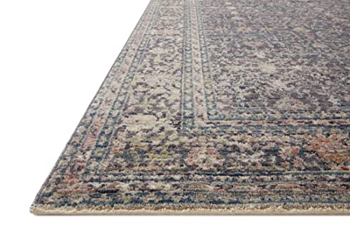 LOLOI Jean Stoffer Bradbury Collection BRU-01 Midnight / Multi 9'-0'' x 12'-0'' Area Rug