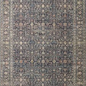 LOLOI Jean Stoffer Bradbury Collection BRU-01 Midnight / Multi 9'-0'' x 12'-0'' Area Rug