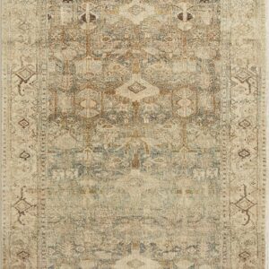 Loloi II Margot Collection MAT-04 Antique / Sage 5'-0" x 7'-6", .38" Thick, Area Rug, feat.CloudPile, Soft, Durable, Printed, Medallion, Low Pile, Non-Shedding, Easy Clean, Living Room Rug