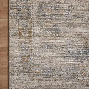 LOLOI Jean Stoffer Katherine Collection KES-04 Pebble/Ocean 7'-10'' x 10' Area Rug