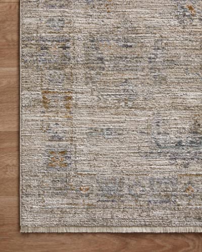 LOLOI Jean Stoffer Katherine Collection KES-04 Pebble/Ocean 7'-10'' x 10' Area Rug