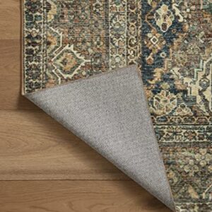 Loloi Magnolia Home by Joanna Gaines x Banks Spice/Blue 7'-6" x 9'-6" Area Rug