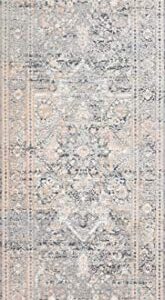 Loloi II Lucia Collection LUC-01 Grey/Sunset 9'-3" x 13'-3" Area Rug