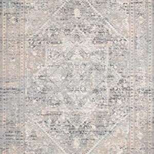 Loloi II Lucia Collection LUC-01 Grey/Sunset 9'-3" x 13'-3" Area Rug