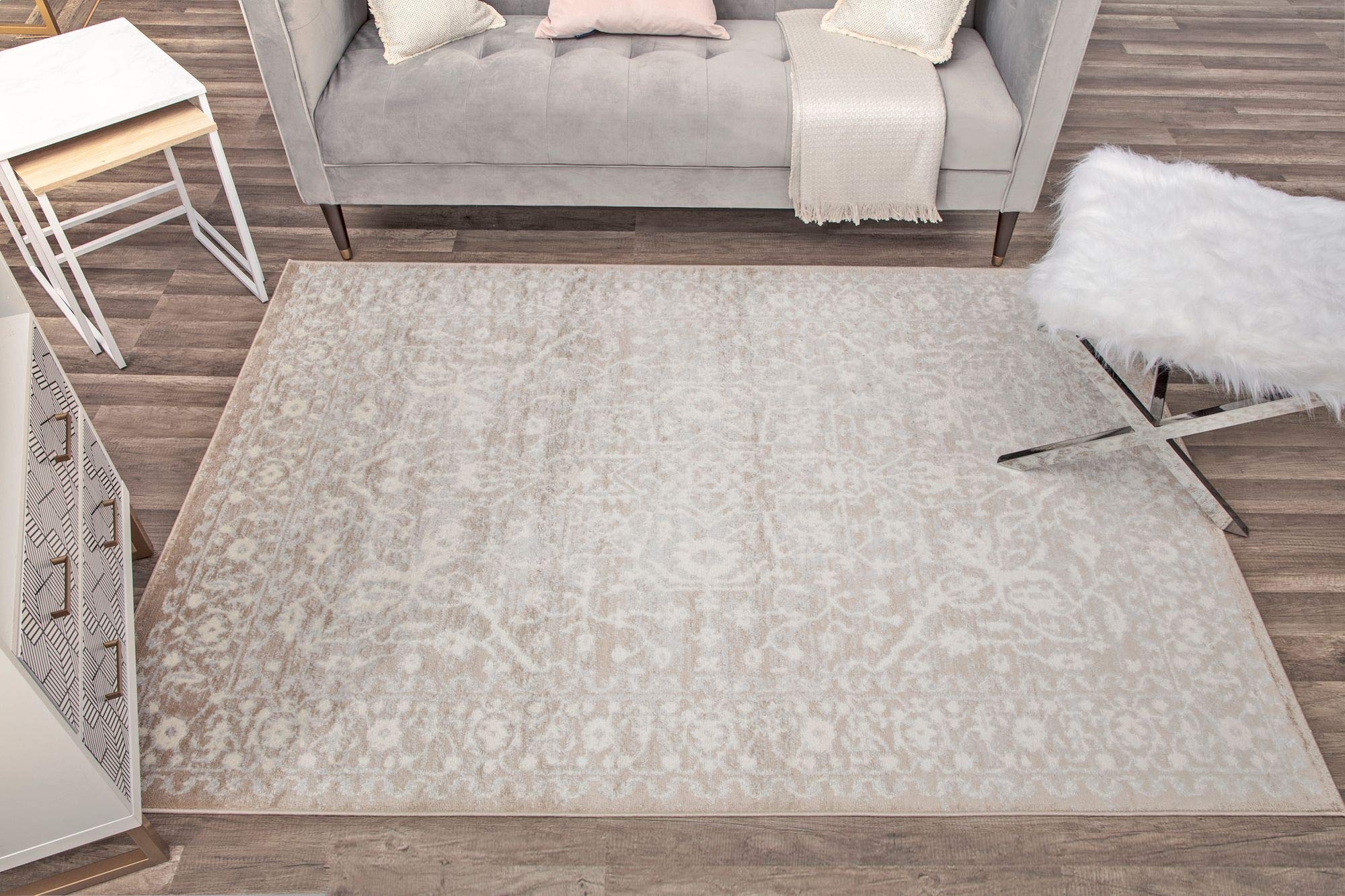 Rugs America LX20A Vanilla Vintage Transitional Area Rug 9' x 12'