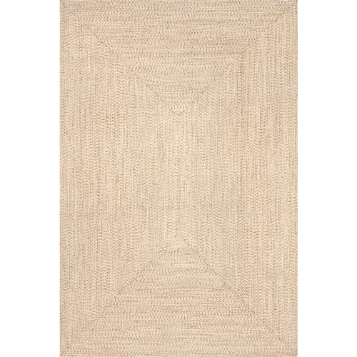 nuLOOM Wynn Braided Indoor/Outdoor Area Rug, 5x8, Tan