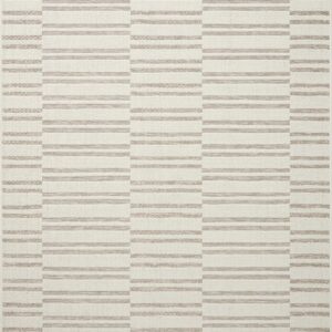 Loloi Amber Lewis x Loloi Malibu Collection MAB-03 Tan / Ivory, 11'-4" x 15', Indoor/Outdoor, Area Rug