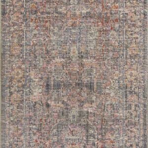 Loloi Chris Loves Julia x Rosemarie Stone/Multi 2'-7" x 4' Accent Rug